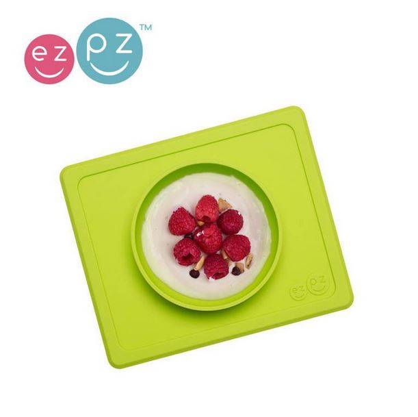 EZPZ The Mini Bowl silikona neslīdošā bļodiņa - laima zaļa EZPZ The Mini Bowl silikona neslīdošā bļodiņa - laima zaļa