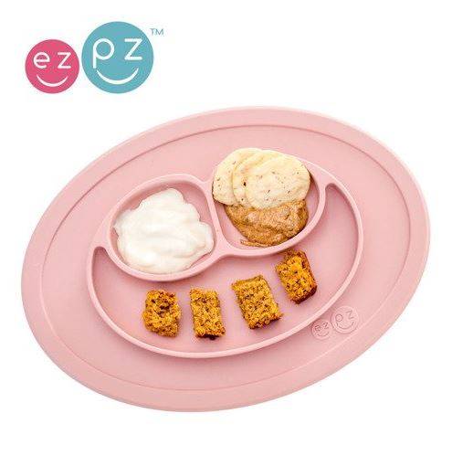 EZPZ The Mini Mat silikona neslīdošais šķīvis - gaiši rozā EZPZ The Mini Mat silikona neslīdošais šķīvis - gaiši rozā