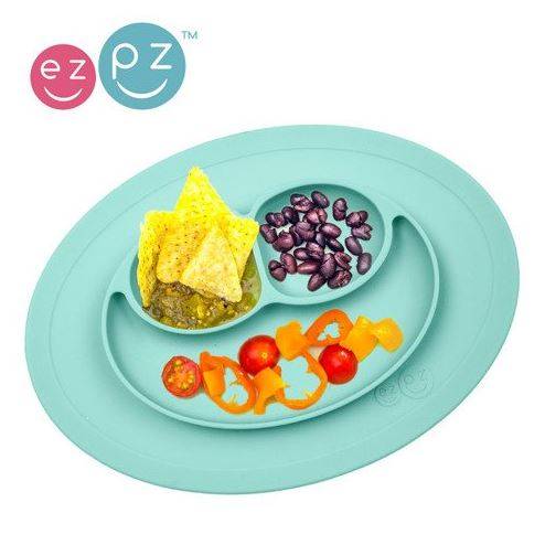 EZPZ The Mini Mat silikona neslīdošais šķīvis - mint EZPZ The Mini Mat silikona neslīdošais šķīvis - mint