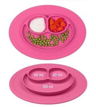 EZPZ The Mini Mat silikona neslīdošais šķīvis - rozā EZPZ The Mini Mat silikona neslīdošais šķīvis - rozā