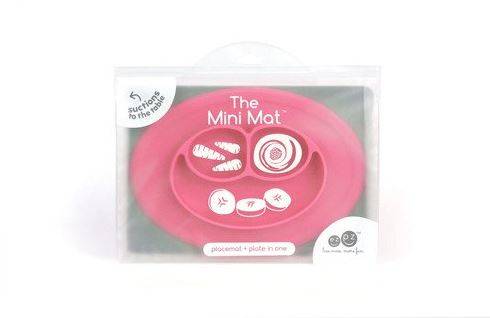 EZPZ The Mini Mat silikona neslīdošais šķīvis - rozā EZPZ The Mini Mat silikona neslīdošais šķīvis - rozā