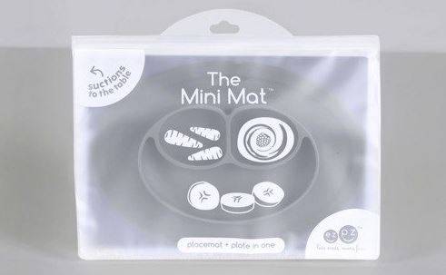 EZPZ The Mini Mat silikona neslīdošais šķīvis - tumši pelēks EZPZ The Mini Mat silikona neslīdošais šķīvis - tumši pelēks