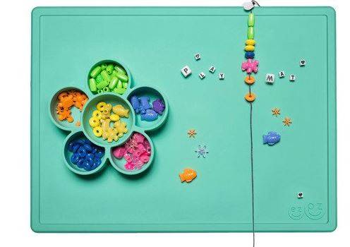 EZPZ The Play Mat paliktnis ēst gatavošanai un radošām izpausmēm- zaļš