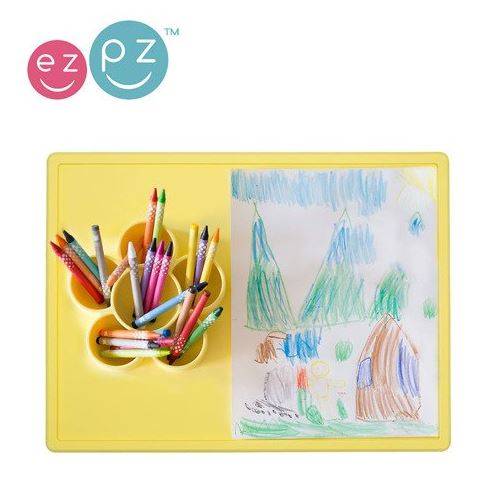 EZPZ The Play Mat paliktnis ēst gatavošanai un radošām izpausmēm- dzeltens