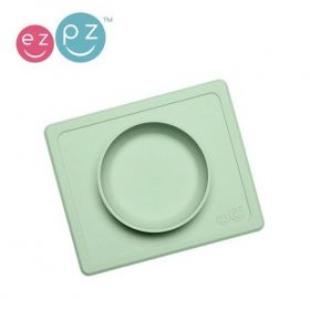 EZPZ The Mini Bowl silikona neslīdošā bļodiņa - gaiši zaļa