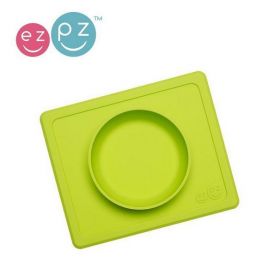 EZPZ The Mini Bowl silikona neslīdošā bļodiņa - laima zaļa