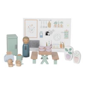 Little Dutch Doll’s house Kitchen playset virtuves rotaļu komplekts lielajai koka leļļu mājai