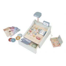 Little Dutch Toy cash register with scanner FSC koka kases aparāts