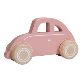 Little Dutch wooden toy car pink koka mašīna rozā