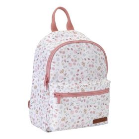 Little Dutch Kids backpack Flowers & Butterflies bērnu mugursoma rozā