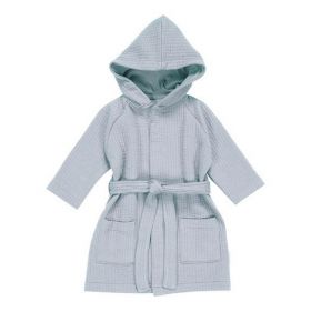 Little Dutch baby bathrobe ´Pure Soft Blue´ hooded vannas halāts zils 74/80 izm.