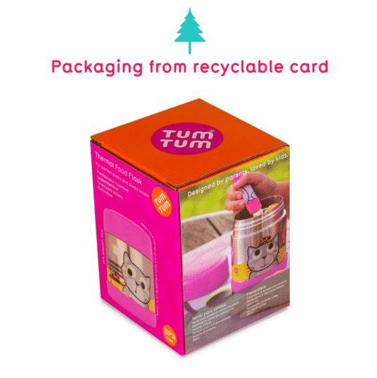 Termoss aukstu un karstu ēdienu līdzņemšanai ar kaķenīti Bluebellu, 300ml Termoss aukstu un karstu ēdienu līdzņemšanai ar kaķenīti Bluebellu, 300ml