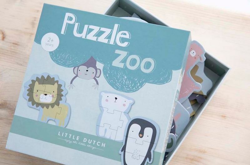 Little Dutch 6 in 1 Animal puzzles dzīvnieku puzles