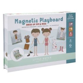 Little Dutch Magnetic Playboard Jim & Rosa magnētiskā spēle