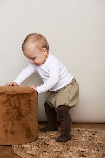 Vilnas zeķubikses GoBabyGo brūnas 12-18 mēn. (80-86 izm.)