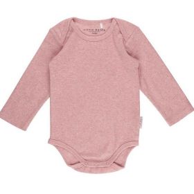 Little Dutch Baby bodysuit long sleeves Pink Melange bodijs ar garajām rokām rozā 50/56.izm.