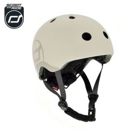 Scoot and Ride Helmet S-M ash ķivere pelēkbaltā krāsā 51-55 cm.