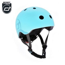 Scoot and Ride Helmet S-M blueberry ķivere gaiši zilā krāsā 51-55 cm.