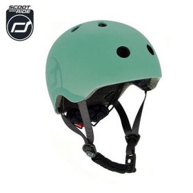 Scoot and Ride Helmet S-M forest ķivere tumši zaļā krāsā 51-55 cm.