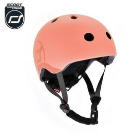 Scoot and Ride Helmet S-M peach ķivere oranžā krāsā 51-55 cm.