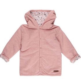 Little Dutch Baby jacket Melange Pink-Spring Flowers rozā jaka 56.izmērs