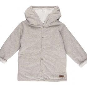 Little Dutch Baby jacket Ocean Grey Melange pelēka jaka 68.izmērs