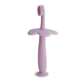 Mushie Flower Training Toothbrush - Soft Lilac silikona zobubirste