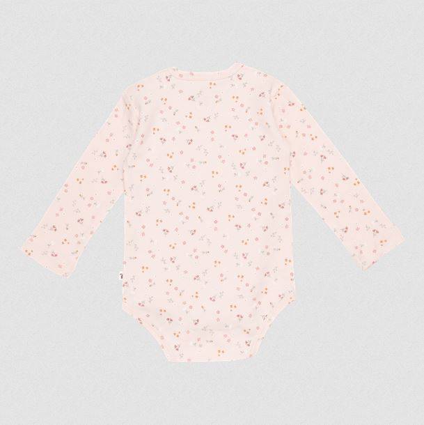 Little Dutch Bodysuit long sleeves Little Pink Flowers bodijs ar garajām piedurknēm rozā 62/68 izm.