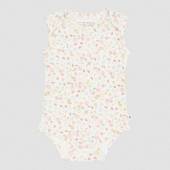 Little Dutch Bodysuit sleeveless Flowers & Butterflies bodijs bez piedurknēm ziedu rakstā 62/68 izm.