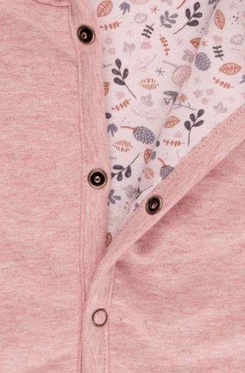 Little Dutch Baby jacket Melange Pink-Spring Flowers rozā jaka 68.izmērs