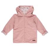 Little Dutch Baby jacket Melange Pink-Spring Flowers rozā jaka 62.izmērs