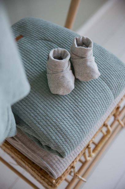 Little Dutch Baby Booties Grey Melange pelēki zābaciņi 15/16.izm.