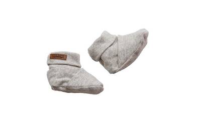 Little Dutch Baby Booties Grey Melange pelēki zābaciņi 17/18.izm.