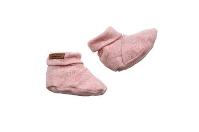 Little Dutch Baby Booties Pink Melange rozā zābaciņi 17/18.izm.