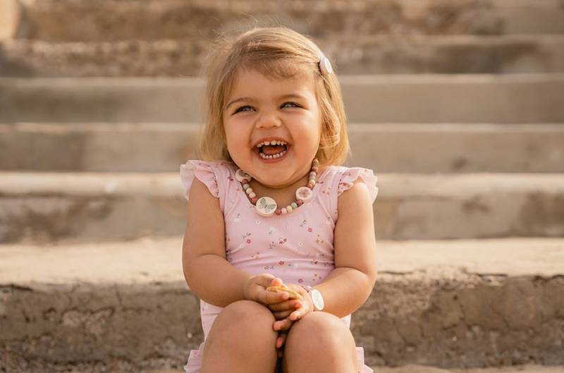 Little Dutch Bathsuit ruffles Little Pink Flowers rozā volānu peldkostīms ar UV aizsardzību 86/92 izm.