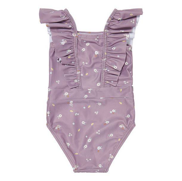 Little Dutch bathsuit volants Mauve Blossom peldkostīms 74/80 izm.