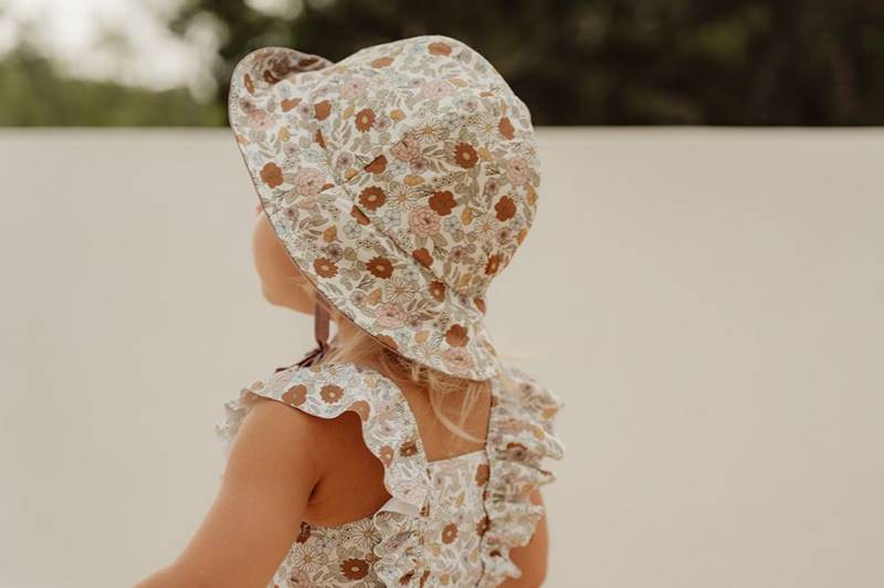 Little Dutch bathsuit volants Vintage Little Flowers peldkostīms 98/104 izm.