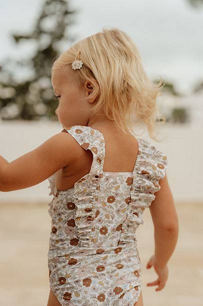 Little Dutch bathsuit volants Vintage Little Flowers peldkostīms 98/104 izm.