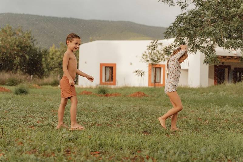 Little Dutch swimshort Vintage Sunny Stripes peldšorti 98/104 izm.