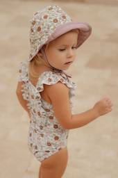 Little Dutch bathsuit volants Vintage Little Flowers peldkostīms 86/92 izm.
