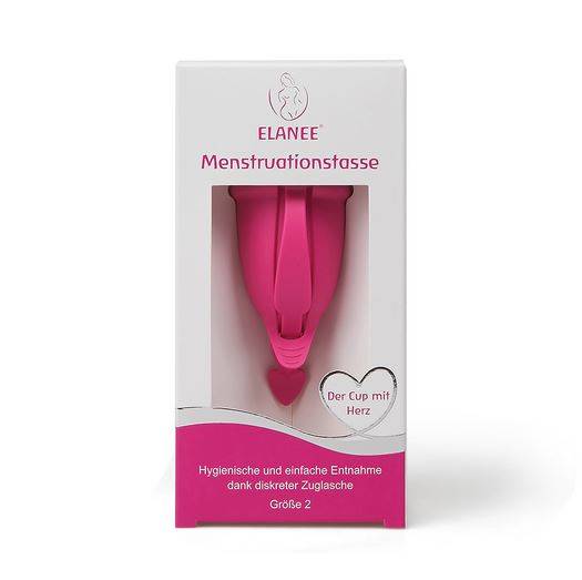 ELANEE Menstrual Cup menstruālā piltuve 2.izmērs ELANEE Menstrual Cup menstruālā piltuve 2.izmērs