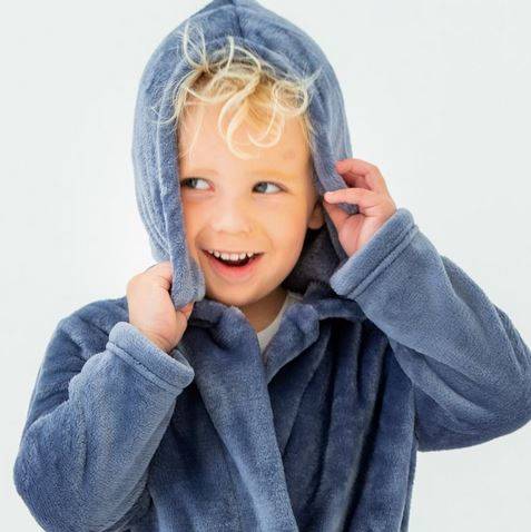 Little Dutch Baby bathrobe vannas halāts zils 74/80 izm.