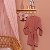 Little Dutch baby bathrobe ´Pure Pink Blush´ hooded vannas halāts rozā 86/92 izm.
