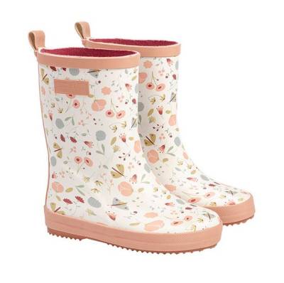 Little Dutch Rain Boots Flowers & Butterflies gumijnieki rozā 24/25 izm.