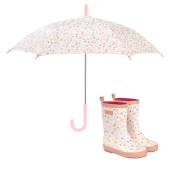 Little Dutch Rain Boots Flowers & Butterflies gumijnieki rozā 26/27 izm.