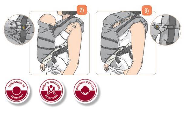 Manduca XT DenimBlack Toffee Manduca XT DenimBlack Toffee