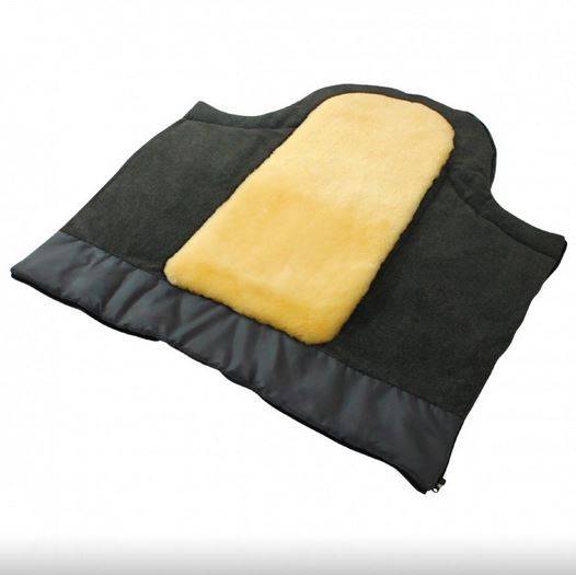 Heitmann Felle Comfort 2in1 ratu guļammaiss ar aitas vilnu - pelēks Heitmann Felle Comfort 2in1 ratu guļammaiss ar aitas vilnu - pelēks