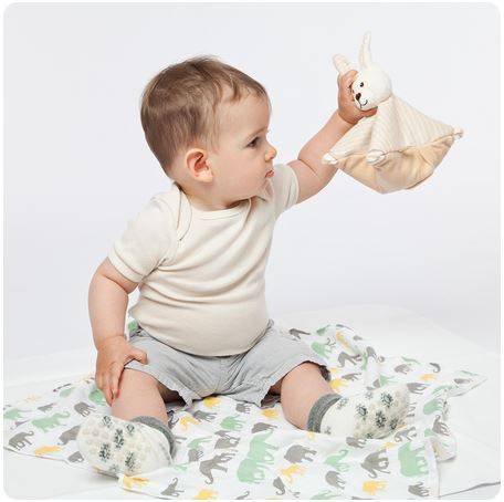 Grünspecht organiskās kokvilnas spilvens ar linu sēklām Grünspecht organiskās kokvilnas spilvens ar linu sēklām