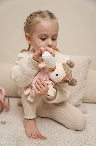 Little Dutch baby doll Rosa Little Pink Flowers mīkstā lelle Rosa Little Dutch baby doll Rosa Little Pink Flowers mīkstā lelle Rosa