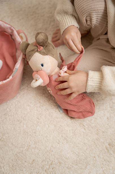 Little Dutch baby doll Rosa Little Pink Flowers mīkstā lelle Rosa Little Dutch baby doll Rosa Little Pink Flowers mīkstā lelle Rosa